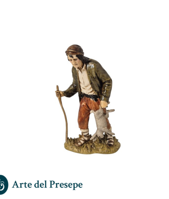 Cacciatore con lepre da 12cm stile ‘700 8/26