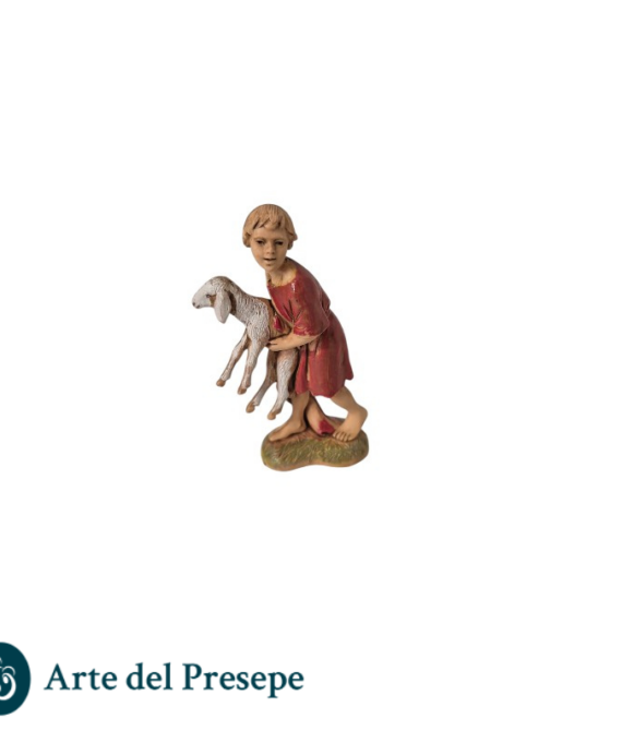 Bimbo con pecora da 10cm stile ‘700 12/26