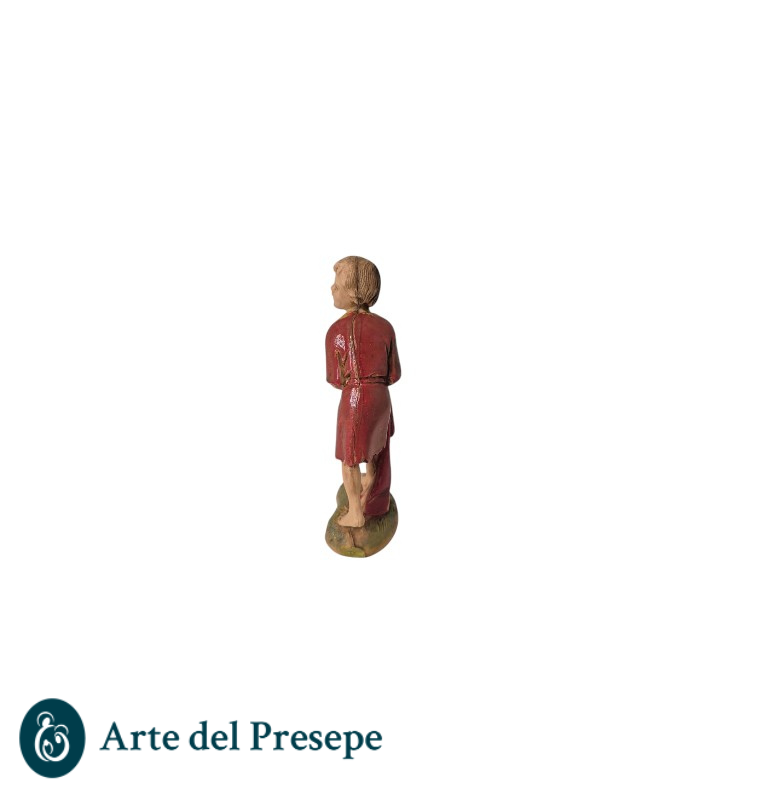 Bimbo con pecora da 10cm stile '700 12/26 - immagine 4