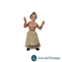 Donna seduta senza base in Terracotta da 10cm 25/320