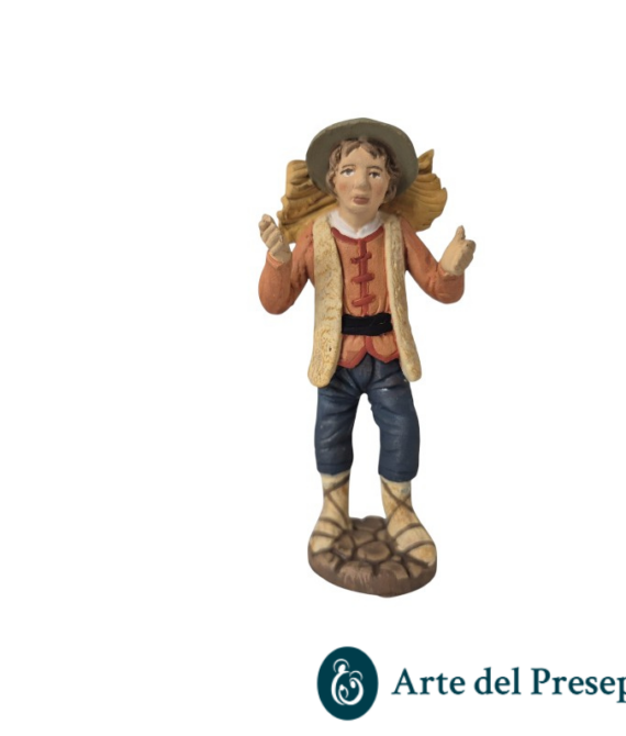 Uomo con fascina in Terracotta da 10cm 25/324