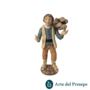 Boscaiolo  con legna in spalla in Terracotta da 10cm 25/325