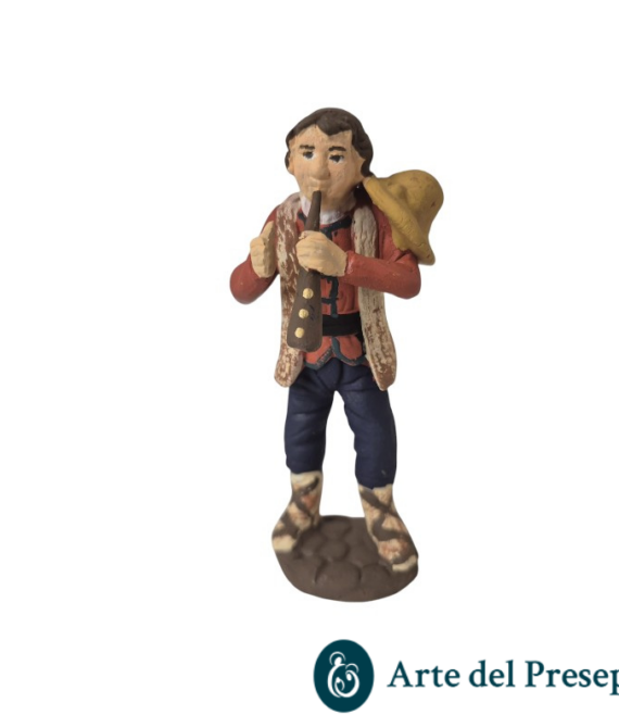 Pifferaio in Terracotta da 10cm 25/335