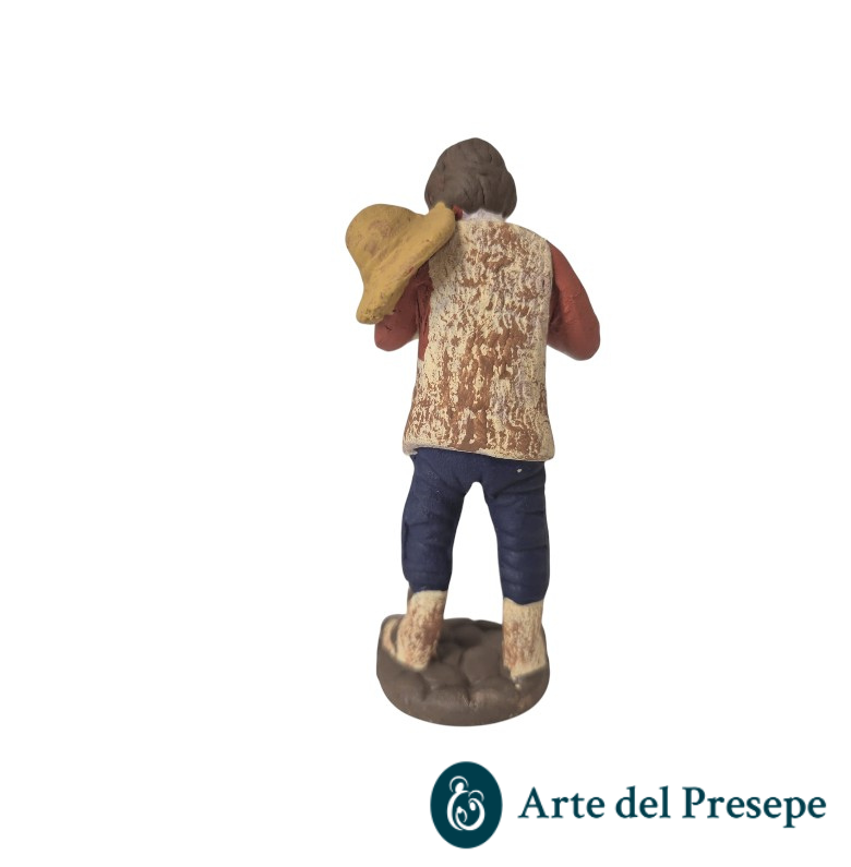 Pifferaio in Terracotta da 10cm 25/335 - immagine 3