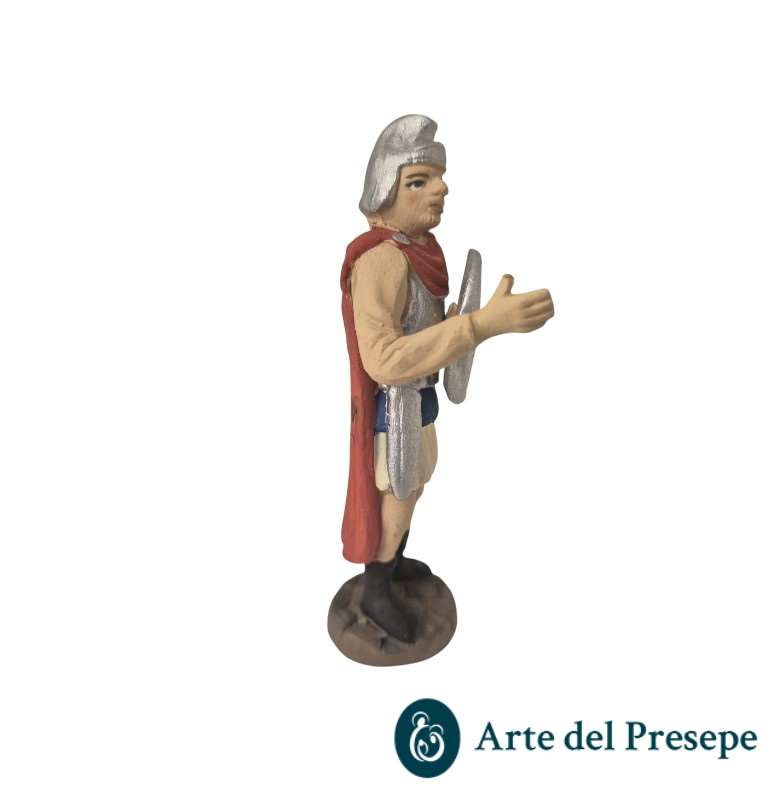 Soldato con scudo in Terracotta da 10cm 25/337 - immagine 4