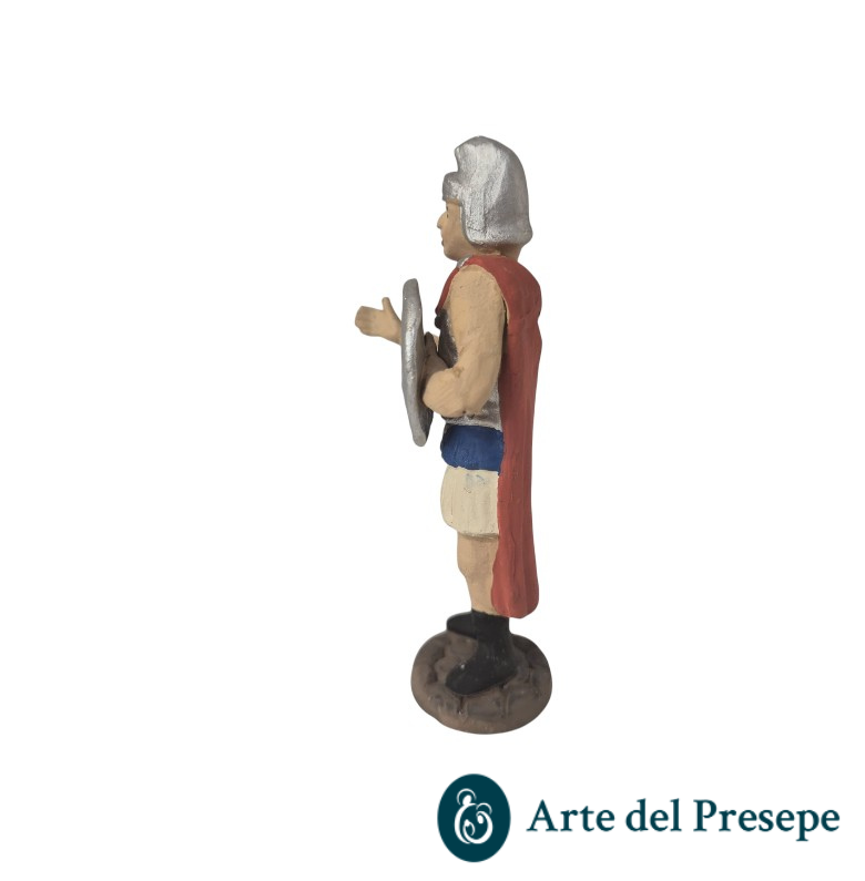 Soldato con scudo in Terracotta da 10cm 25/337 - immagine 2