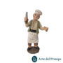 Cuoco con coltello in mano in Terracotta da 10cm 25/340