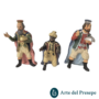 Tre re magi in Terracotta da 10cm 25/339