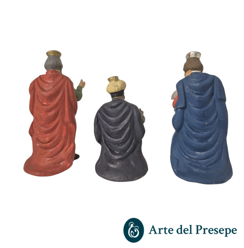 Tre re magi in Terracotta da 10cm 25/339 - immagine 3