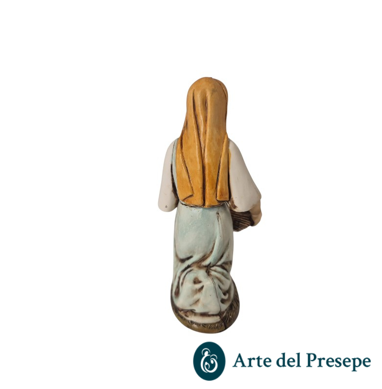 Lavandaia in ginocchio con panni da 12 cm 46/26 - immagine 3