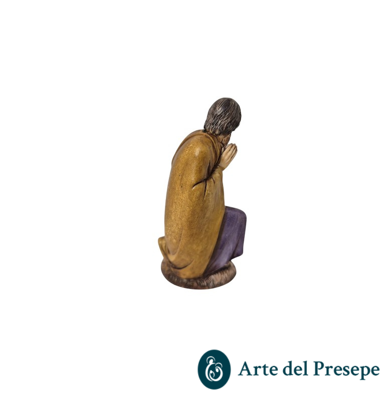 San Giuseppe inginocchiato 10cm Stile '700 71/26 - immagine 3
