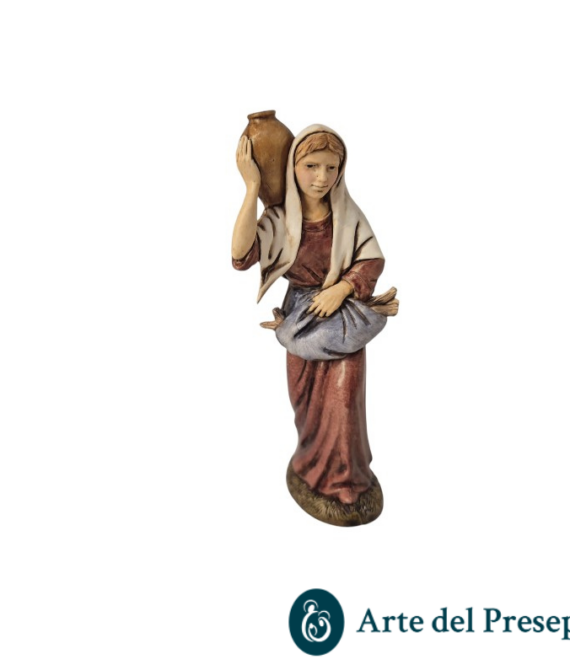 Donna con anfora in spalla da 12cm 52/26 CT2