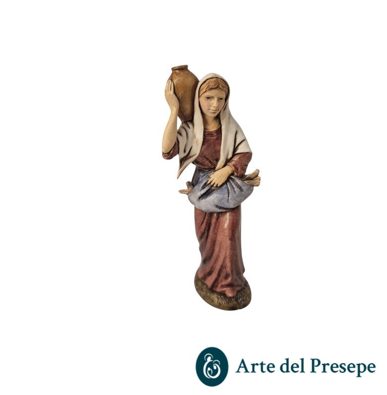 Donna con anfora in spalla da 12cm 52/26 CT2