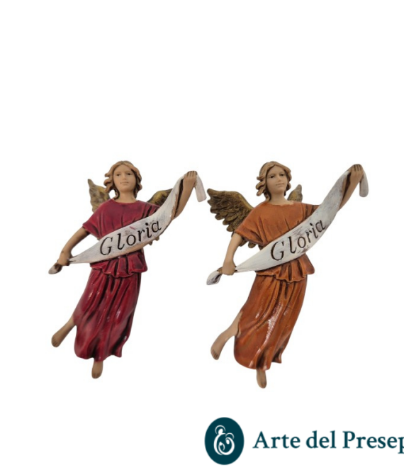 Set 2 PZ Gloria Rossa e Gloria Arancione da 10cm stile ‘700 65/26