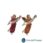 Set 2PZ Gloria Rosa e Gloria Gialla da 10cm stile '700 66/26