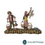 Gruppo contadini da 10cm stile '700 74/26 CT2
