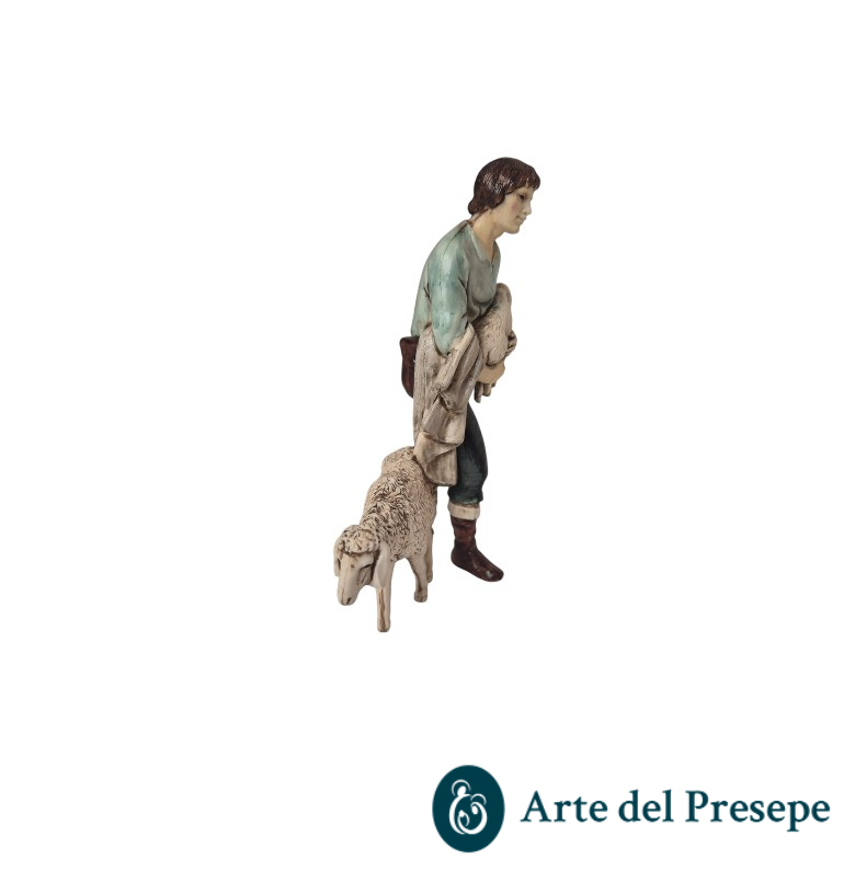 Pastore con agnello e pecora da 11cm 82/26 - immagine 4