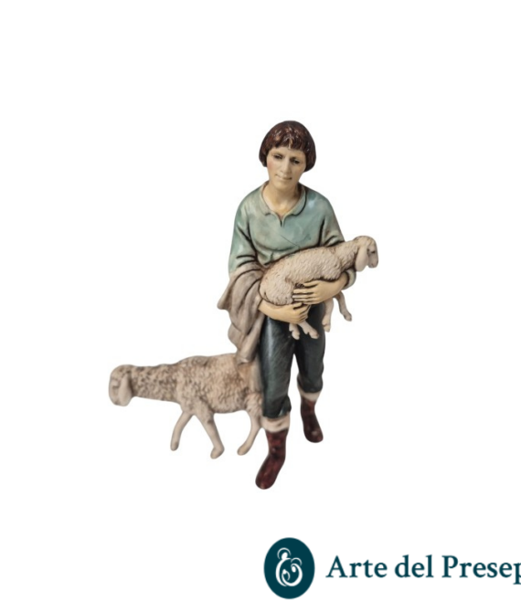 Pastore con agnello e pecora da 11cm 82/26