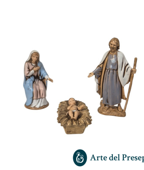 Set 3 Pz Sacra famiglia Gesù, Giuseppe e Maria da 6.5cm 96/26