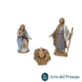 Set 3 Pz Sacra famiglia Gesù, Giuseppe e Maria da 6.5cm 96/26