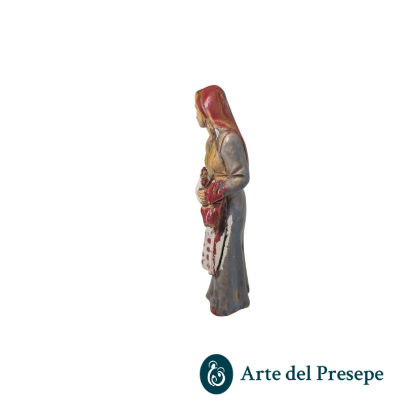 Donna con gallina da 8cm 99/26 - immagine 3