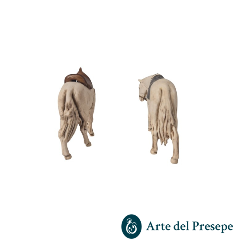 Set 2 cavalli assortiti da 10cm 109/26 - immagine 3