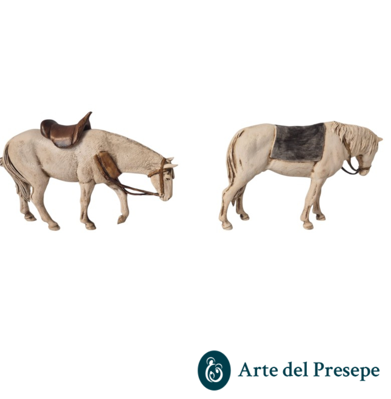 Set 2 cavalli assortiti da 10cm 109/26 - immagine 2
