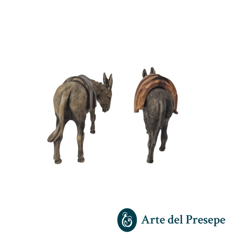 Set 2 asini assortiti da 10cm 111/26 - immagine 4