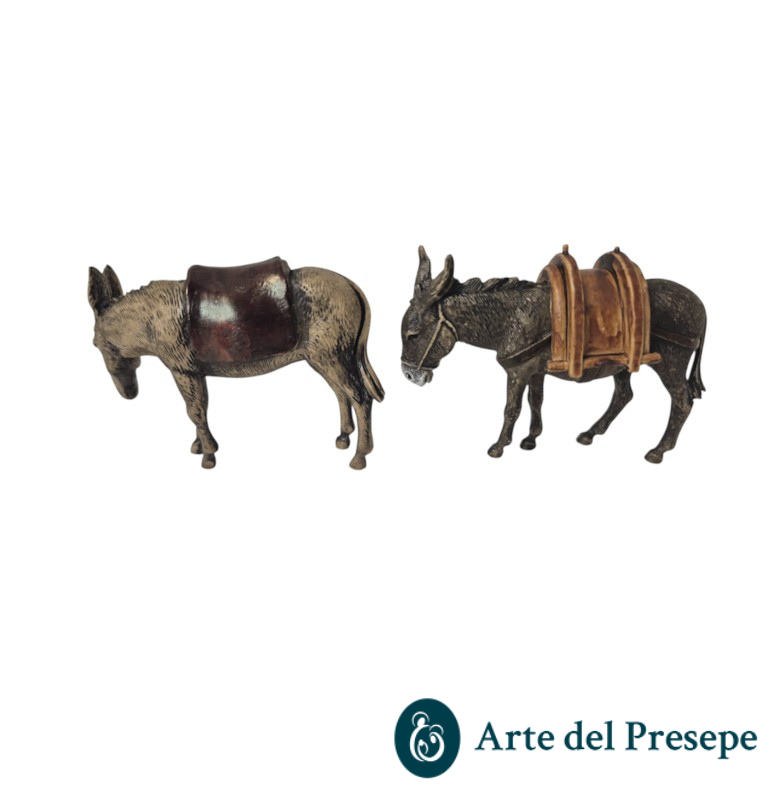 Set 2 asini assortiti da 10cm 111/26 - immagine 3