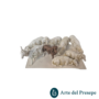 Set 6 pecore 1 cane e 1 capra da 10cm 114/26 CT2