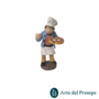 Cuoco con pizza in Terracotta da 7cm 155/26