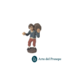 Uomo con botte in spalla in Terracotta da 7cm 163/26