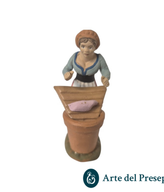 Lavandaia in Terracotta da 7cm 167/26