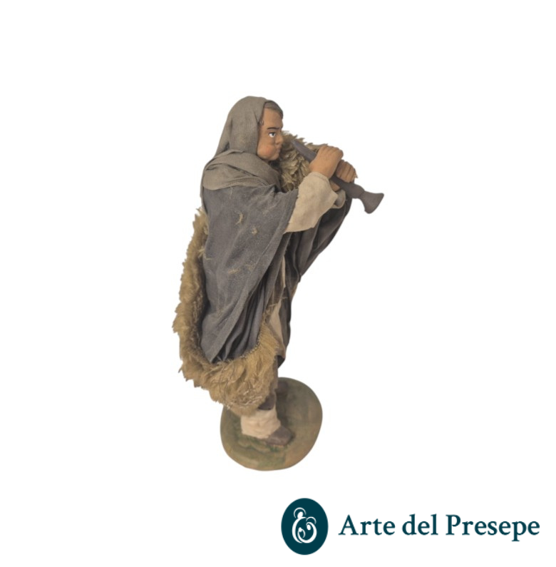 Pifferaio in Terracotta da 20cm 169/26 - immagine 4