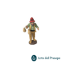 Uomo con caciocavallo in mano in Terracotta da 7cm 181/26