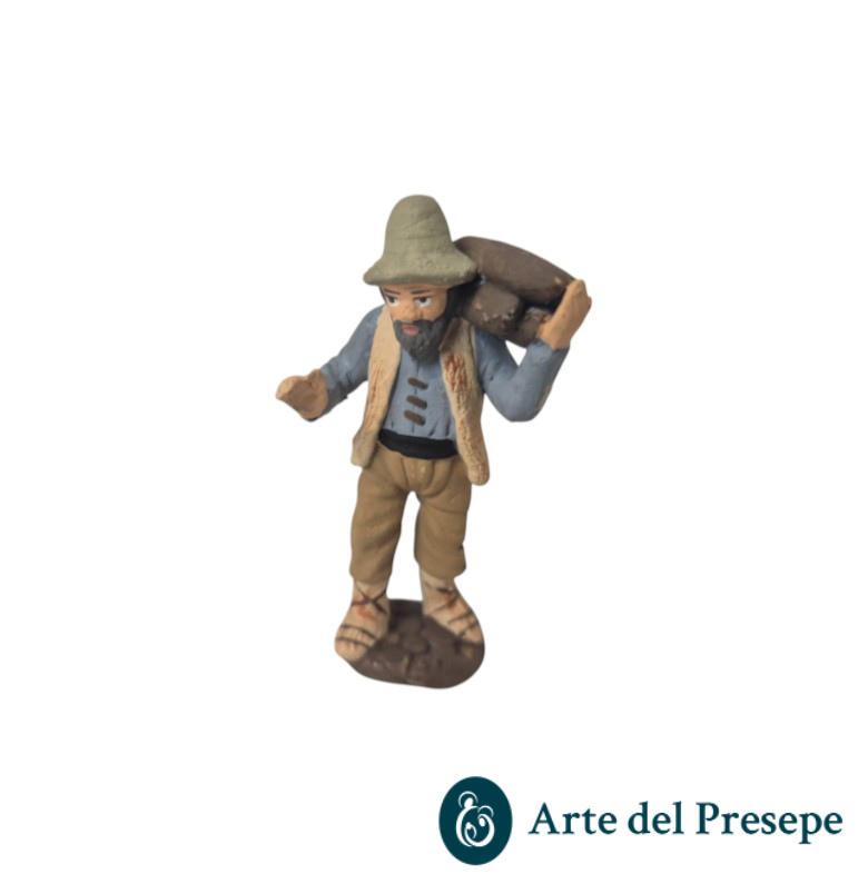Boscaiolo in Terracotta da 7cm 184/26