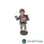 Uomo con gallo in braccio in Terracotta da 7cm 197/26