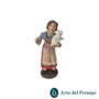 Donna con gatto in braccio in Terracotta da 7cm 198/26