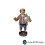 Uomo con gallina in braccio in Terracotta da 7cm 200/26