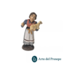 Donna con pecora in braccio in Terracotta da 7cm 209/26