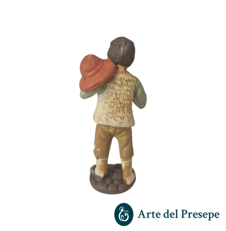 Pifferaio in Terracotta da 7cm 216/26 - immagine 2