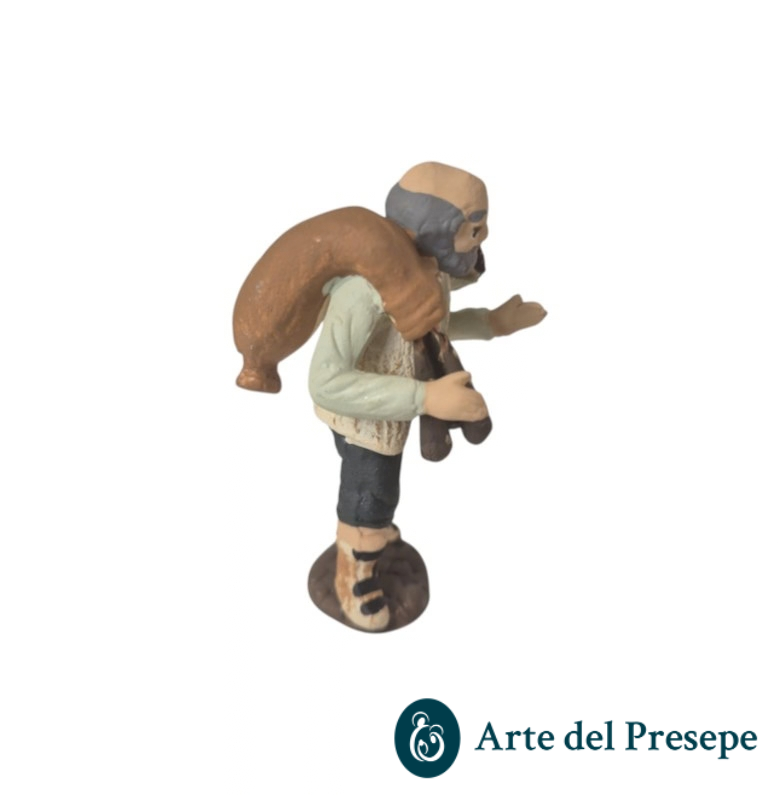Zampognaro in Terracotta da 7cm 217/26 - immagine 4