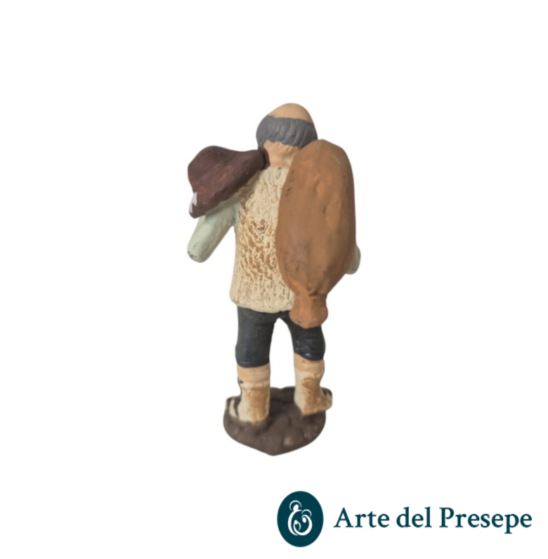 Zampognaro in Terracotta da 7cm 217/26 - immagine 3