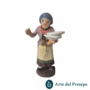 Donna con piatti in mano in Terracotta da 7cm 220/26