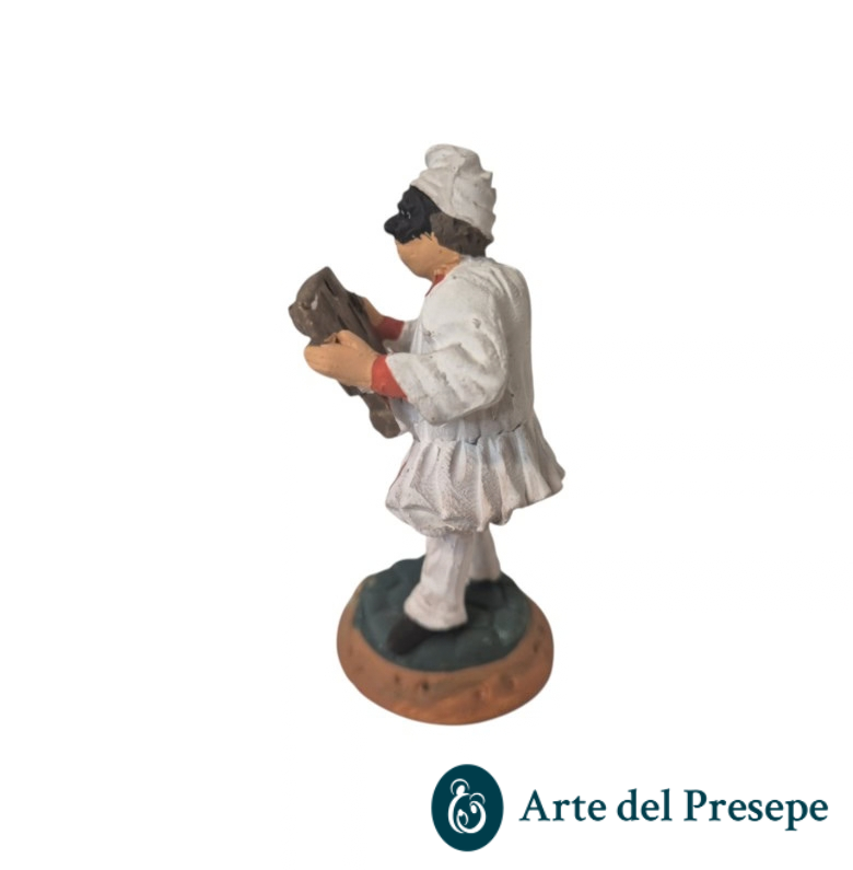 Pulcinella in Terracotta da 7cm 221/26 - immagine 4