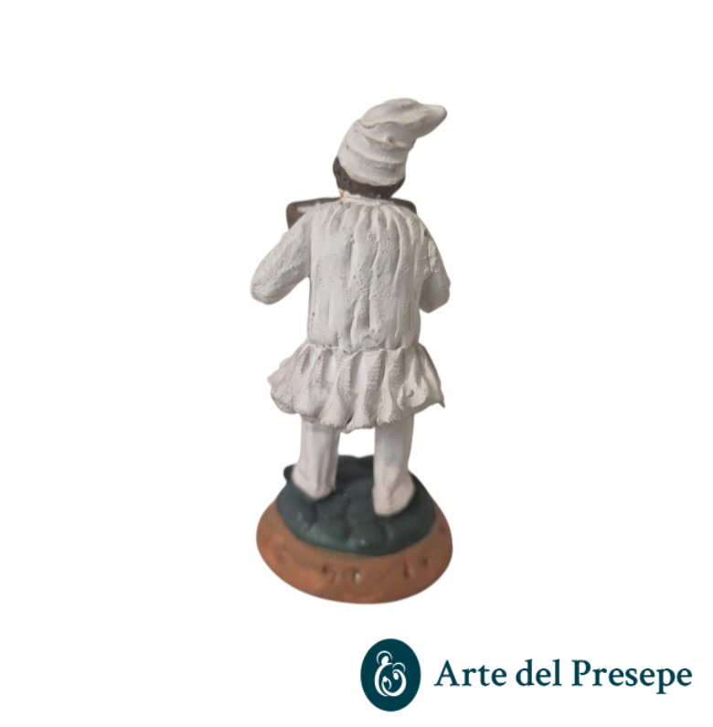 Pulcinella in Terracotta da 7cm 221/26 - immagine 2