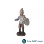Soldato romano con scudo in Terracotta da 7cm 223/26