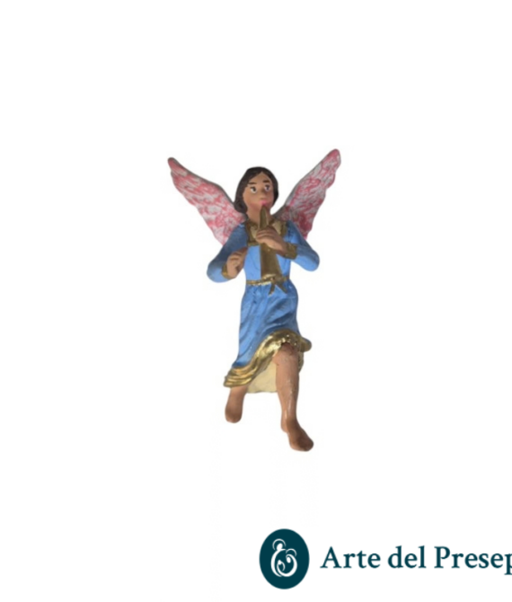 Angelo con flauto in Terracotta da 7cm 227/26