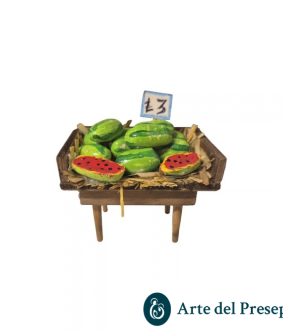 Banchetto con angurie per pastori trai 8 e i 10cm 243/26