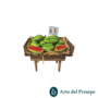 Banchetto con angurie per pastori trai 8 e i 10cm 243/26
